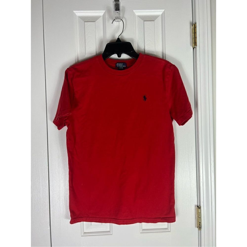 Polo Ralph Lauren Red Shirt Size L 14/16